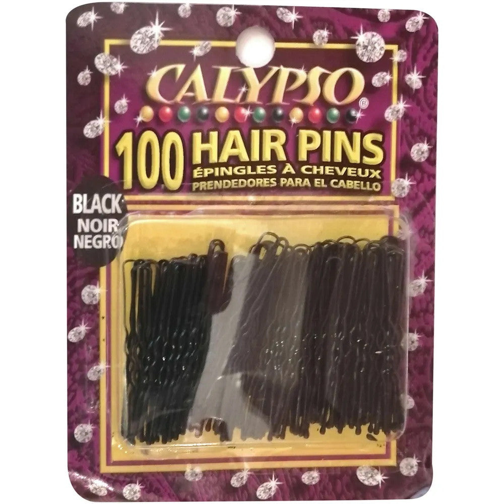 Calypso Hair Pins, Black, 100 Ea